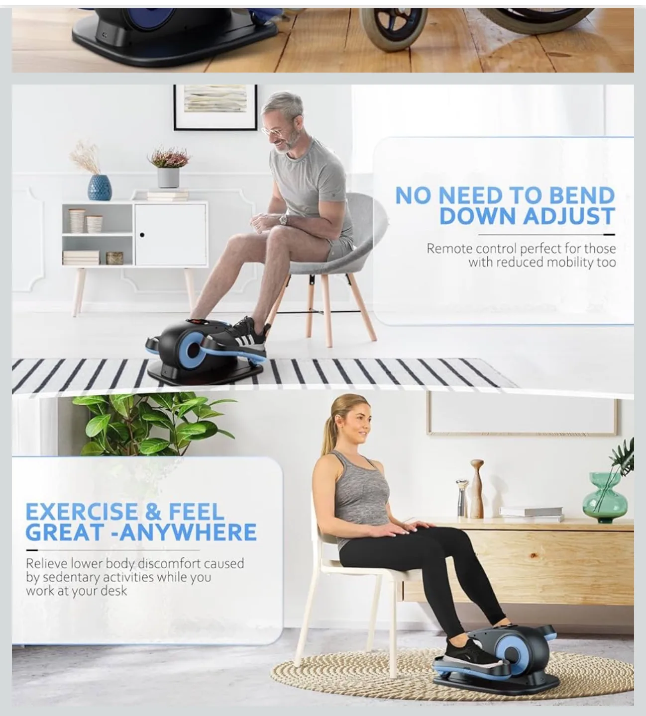 Brand New Arthoot Under Desk Elliptical Machine image indicator(7)