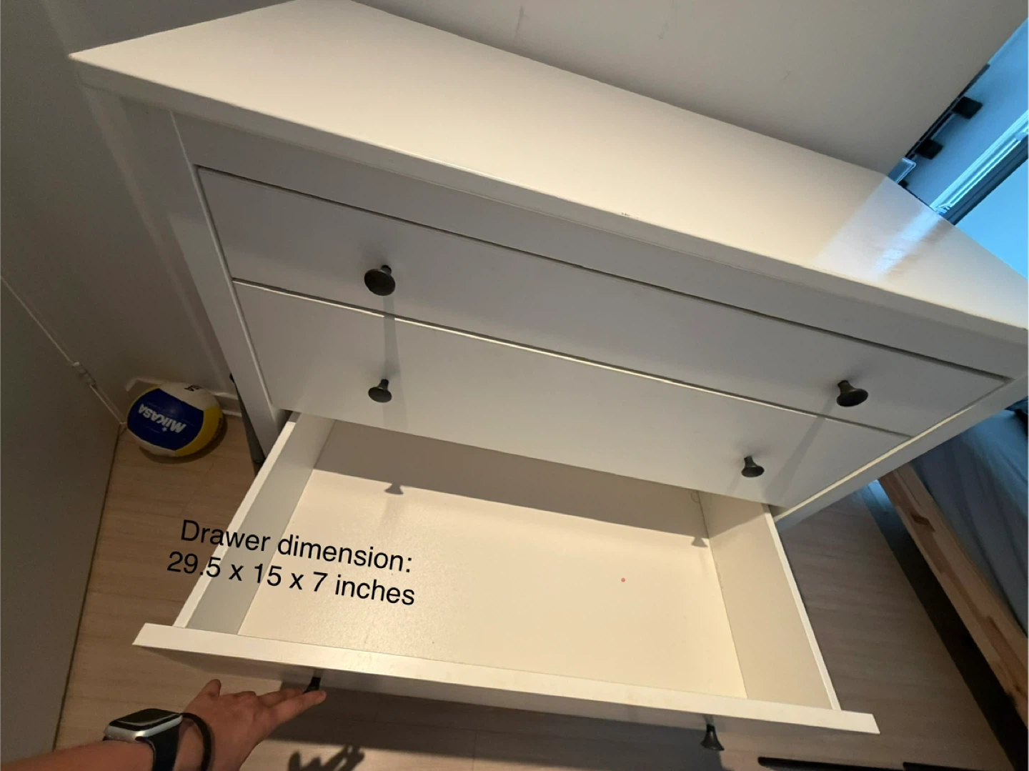 FREE Ikea White 5-Drawer Dresser - photo 2
