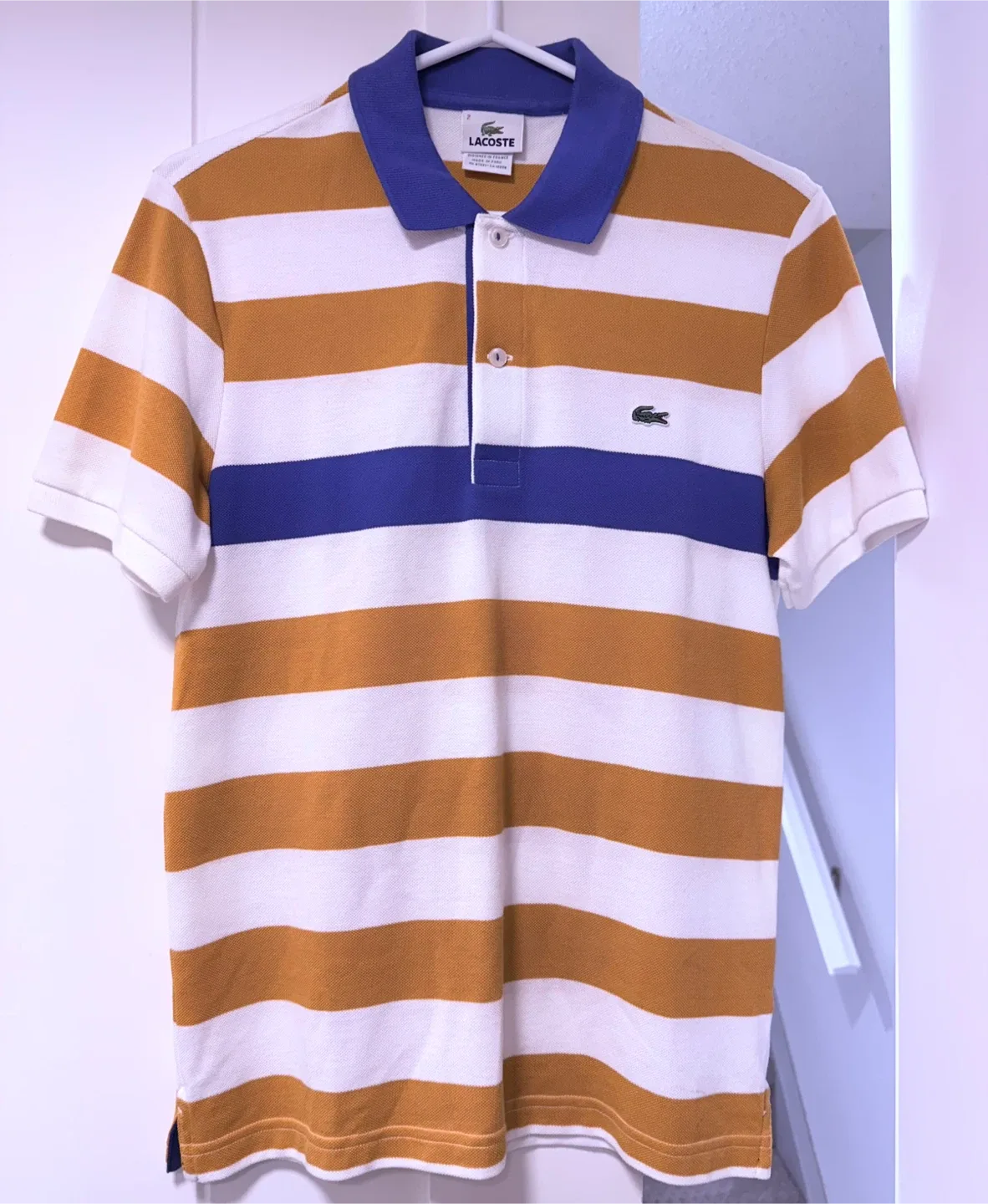 Lacoste Striped Polo Shirt - Size 2 image indicator(2)