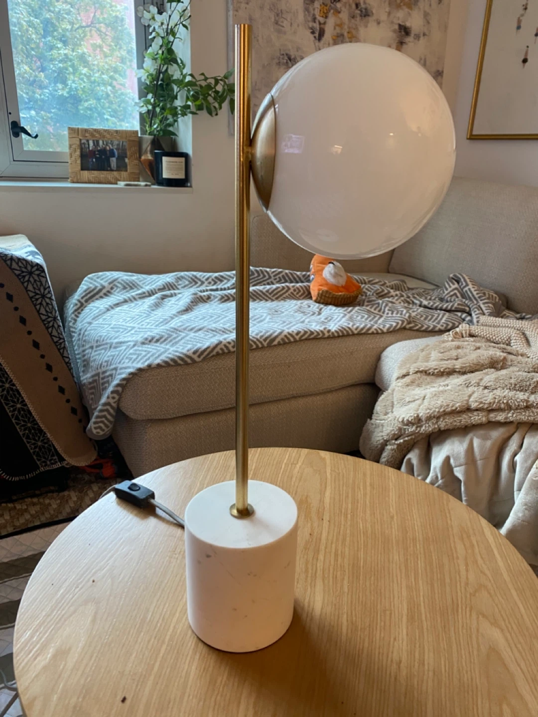 West Elm Sphere & Stem Table Lamp (22") - photo 4