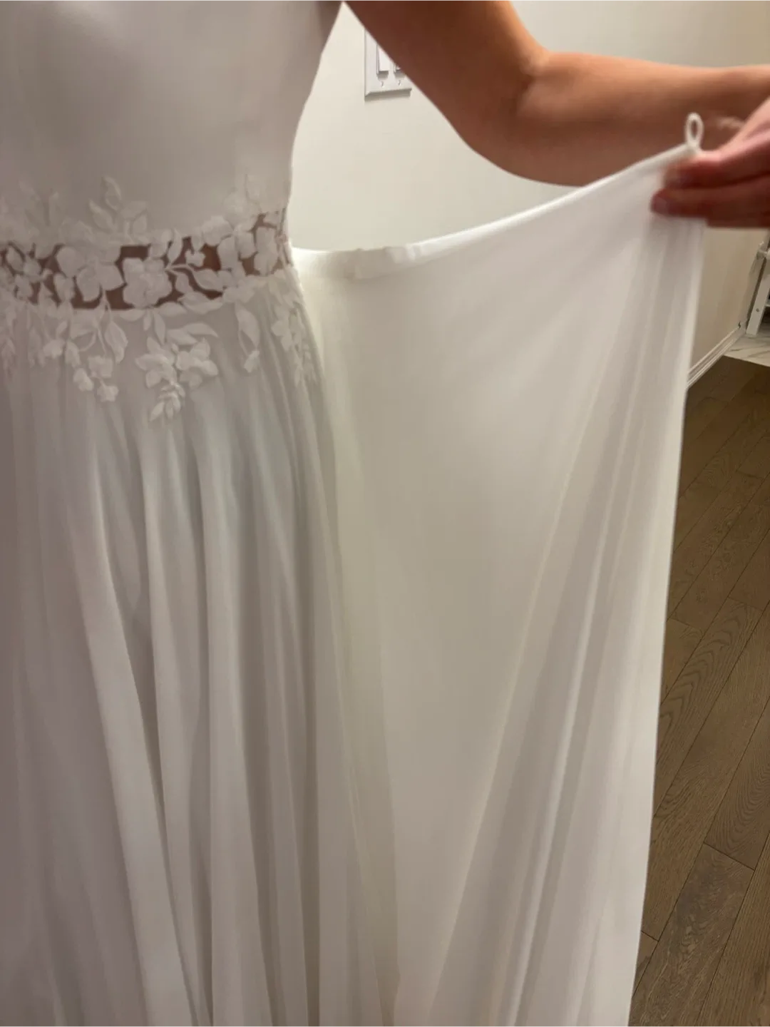 White Wedding Dress Brand New Made In Europe image indicator(4)