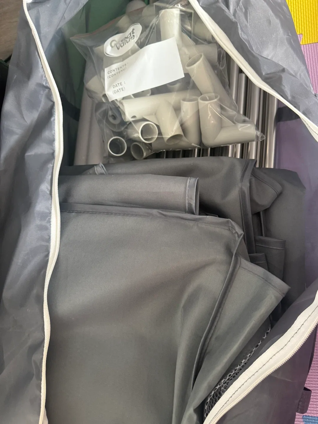 Grey Baby Playpen mat not included image indicator(5)