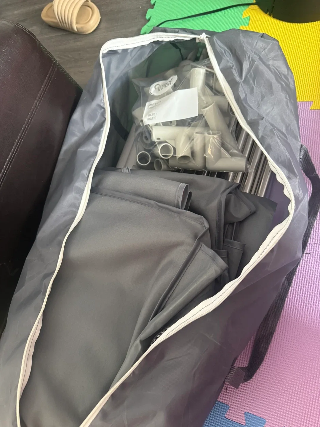 Grey Baby Playpen mat not included image indicator(4)