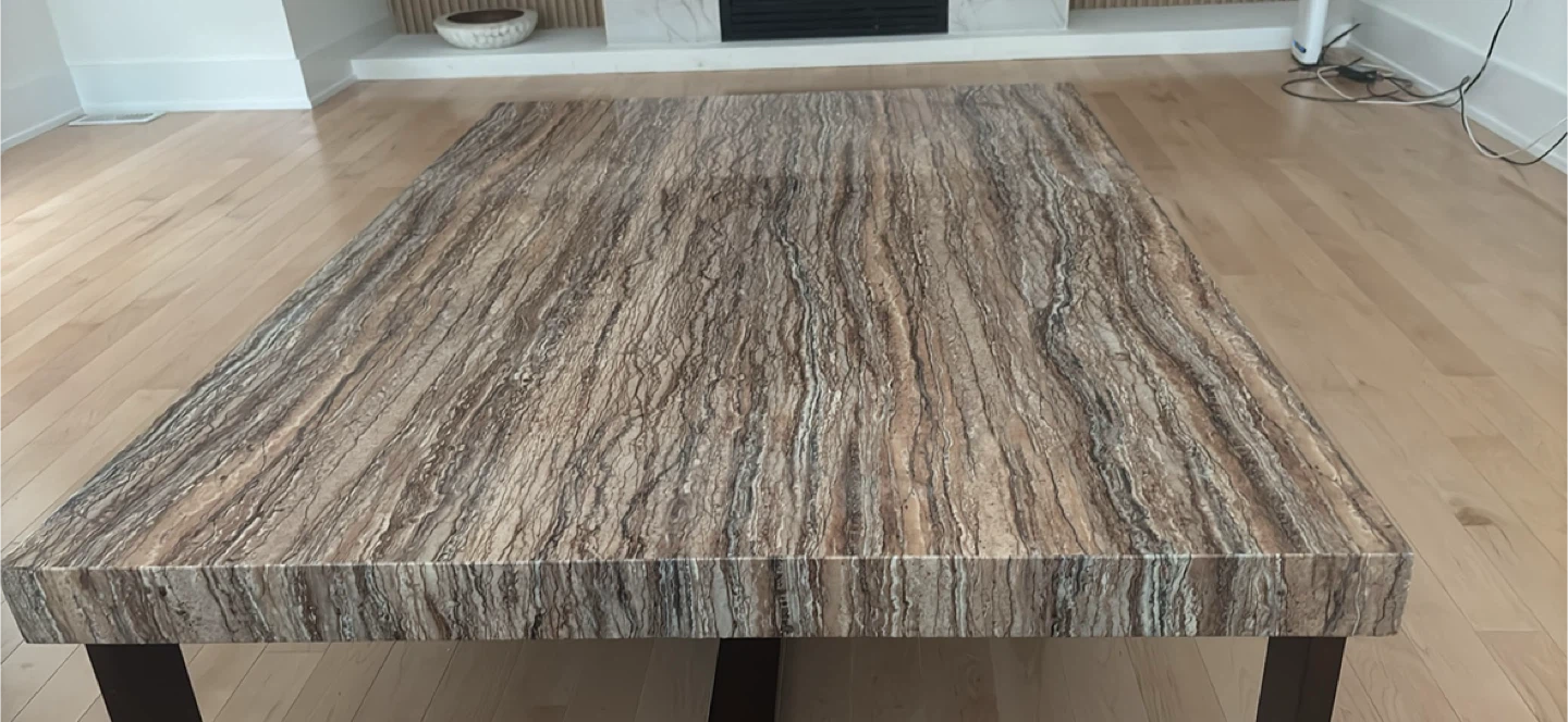 Square Wood Coffee Table - photo 3