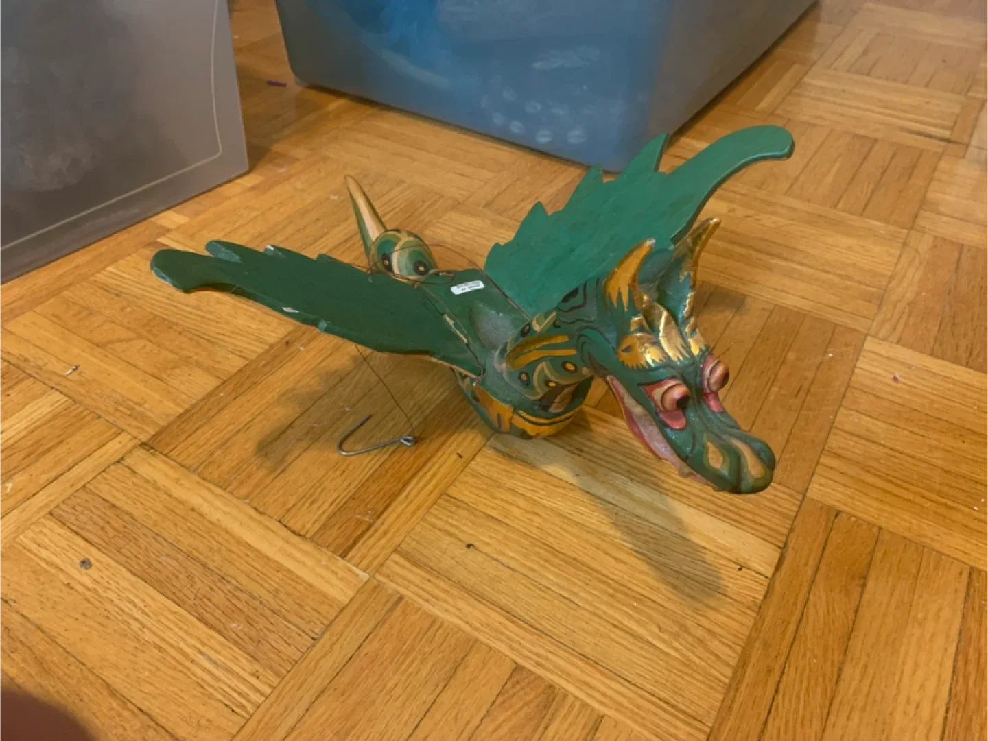 Wooden Dragon Figurine image indicator(2)