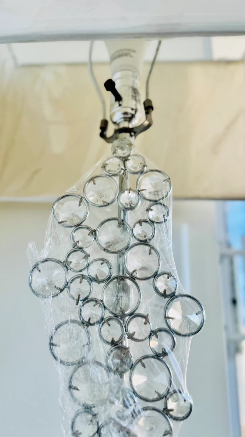 Crystal Bubble Floor Lamp - Like New! - photo 4