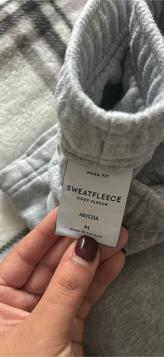 Aritzia Sweatfleece Cozy Fleece Mega Cargo Pants - Size M - photo 2