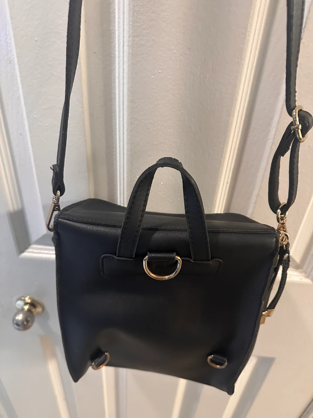 Black Convertible Backpack/Shoulder Bag - photo 4