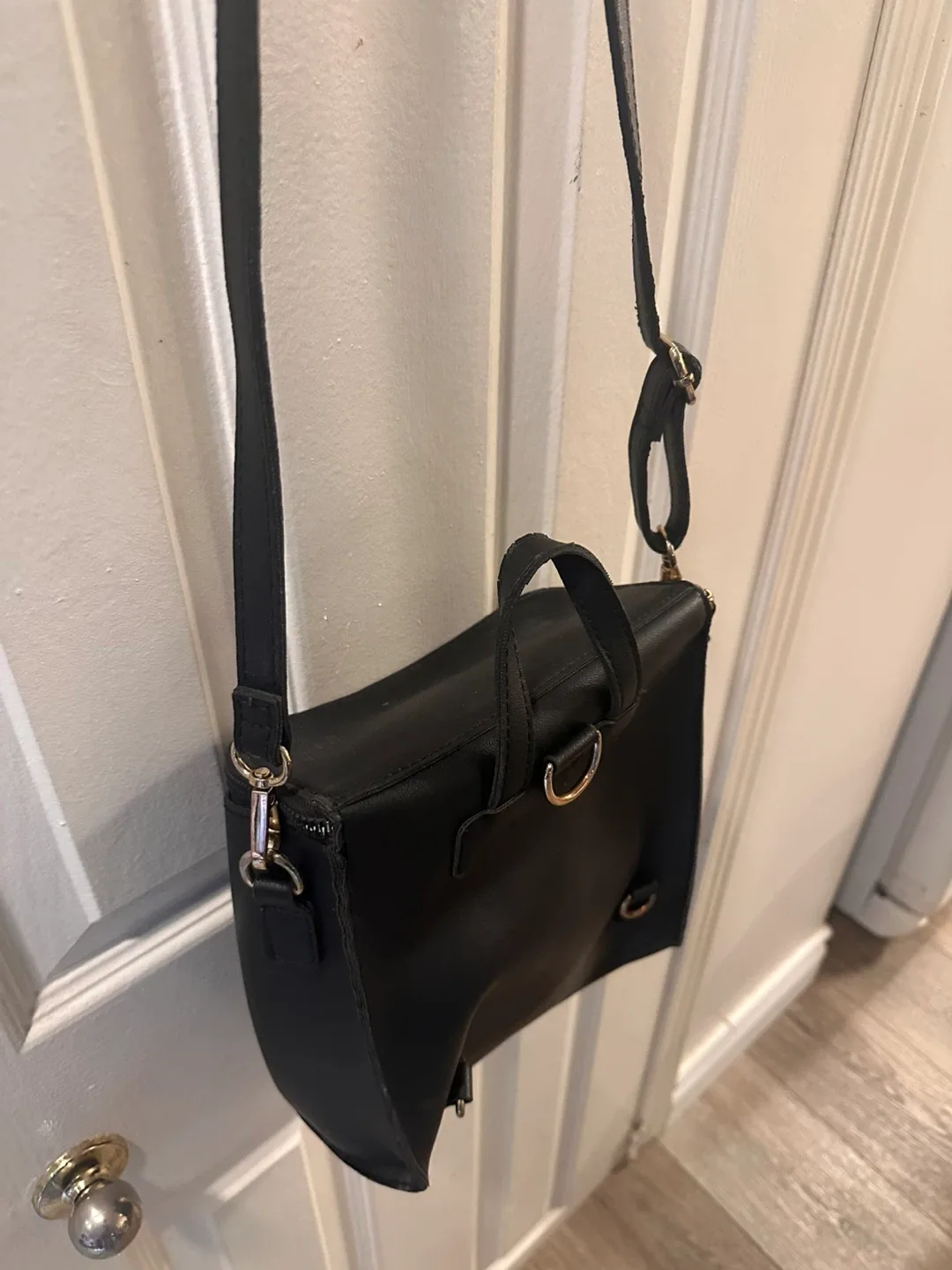 Black Convertible Backpack/Shoulder Bag image indicator(5)