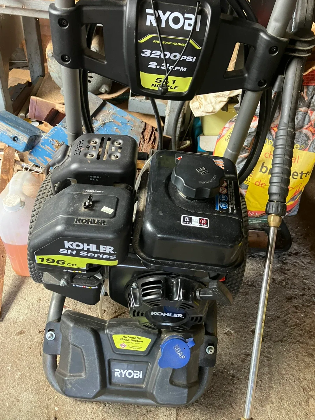 Ryobi pressure washer image indicator(2)