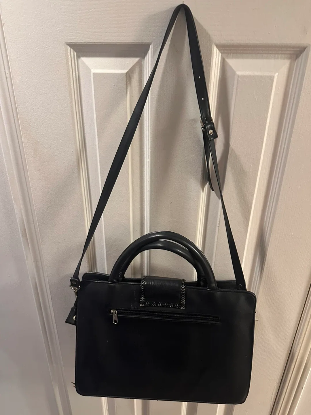 LuLu Black Leather Handbag image indicator(4)