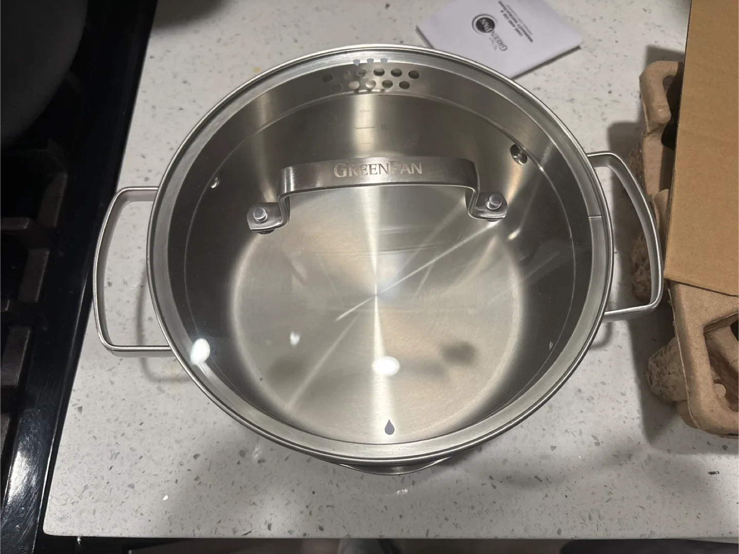 GreenPan Chef's Collection Stainless Steel 3L Pot image indicator(2)