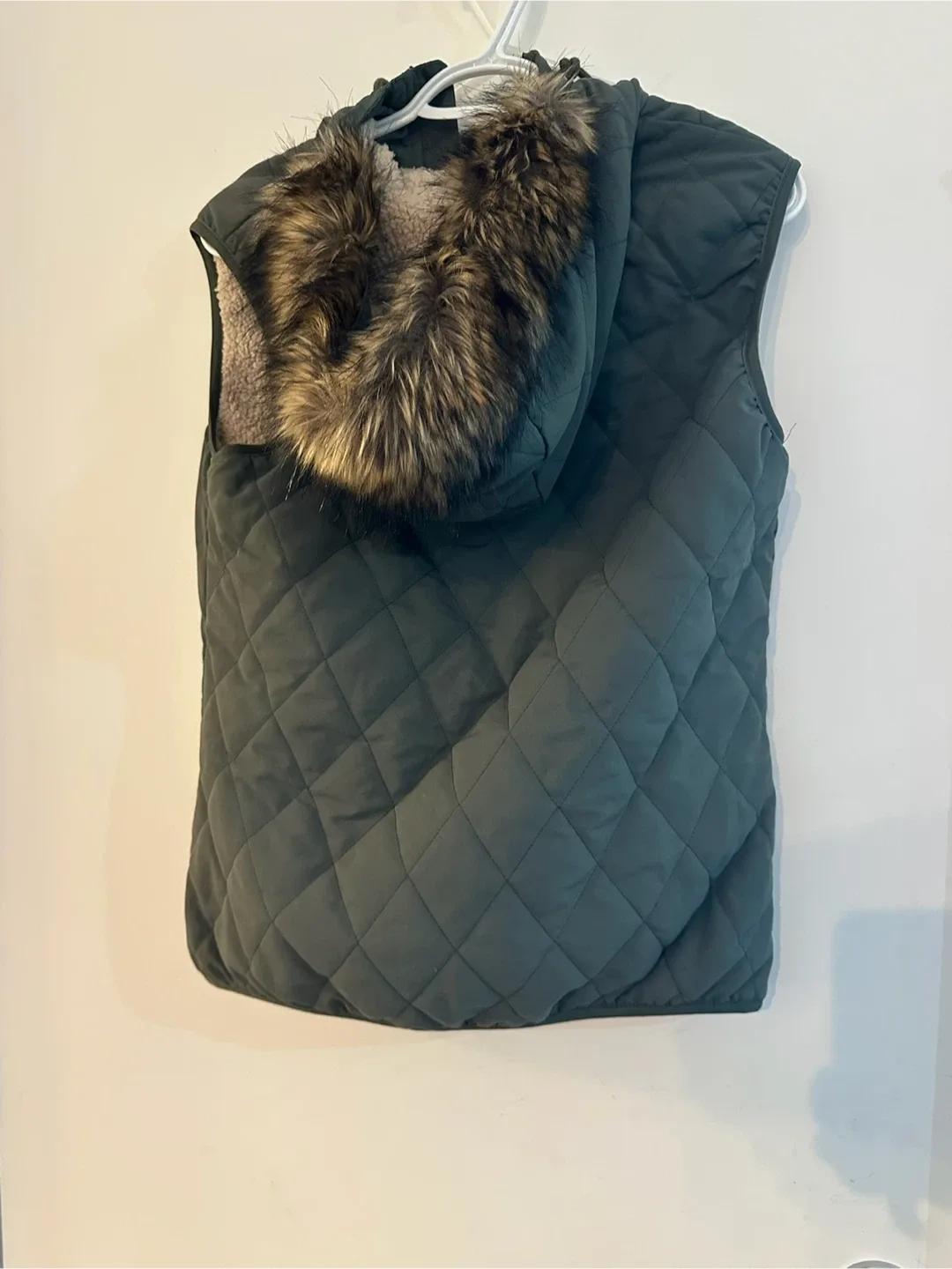 Eddie Bauer Quilted Vest with Hood thumbnail