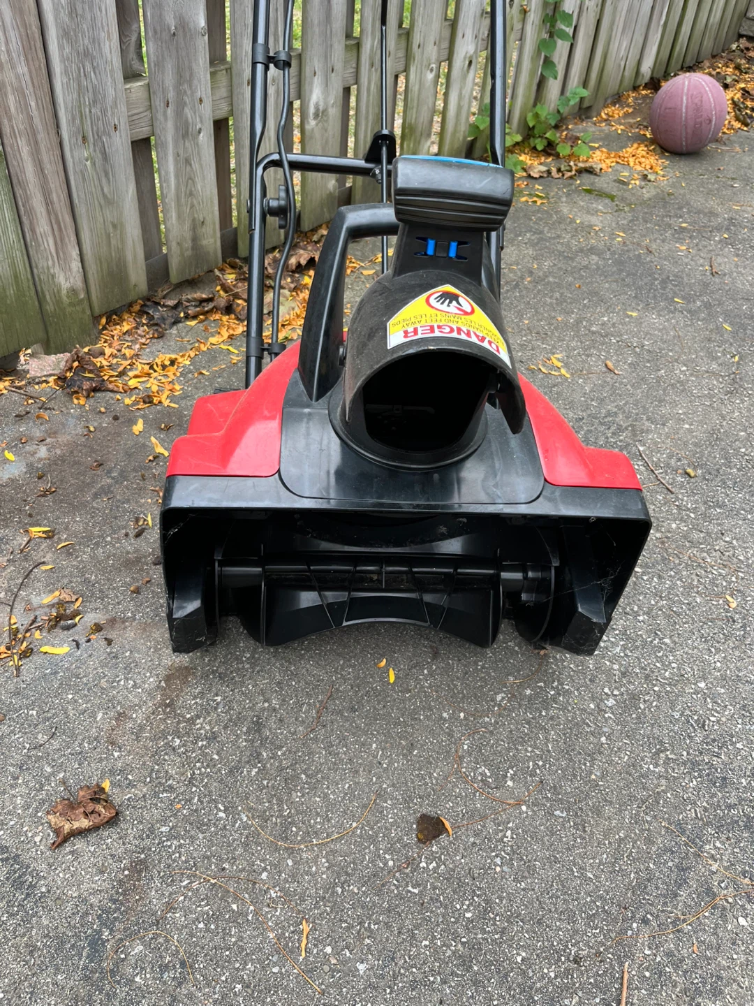 Toro Power Curve 18" Snow Blower. Electric