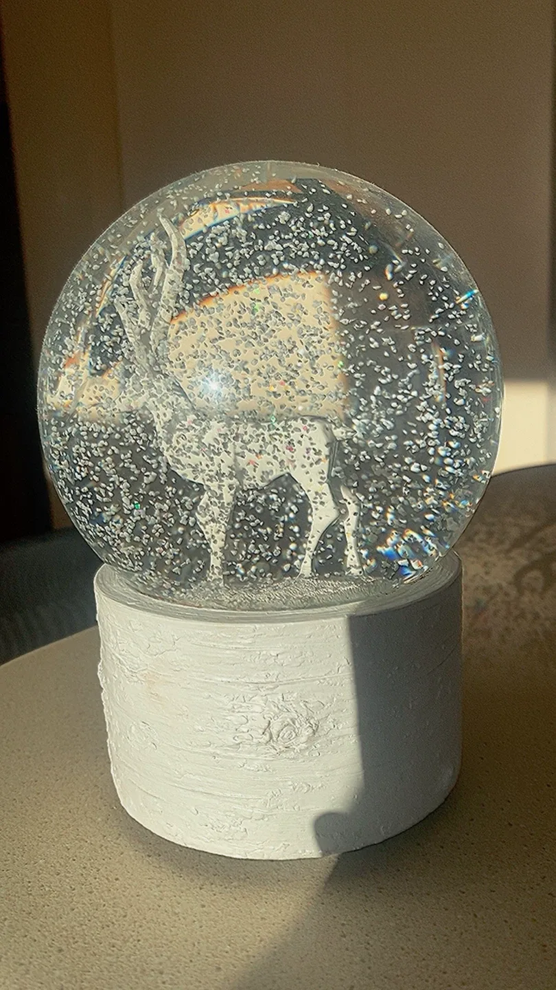 H&S Sense Deer Snow Globe thumbnail