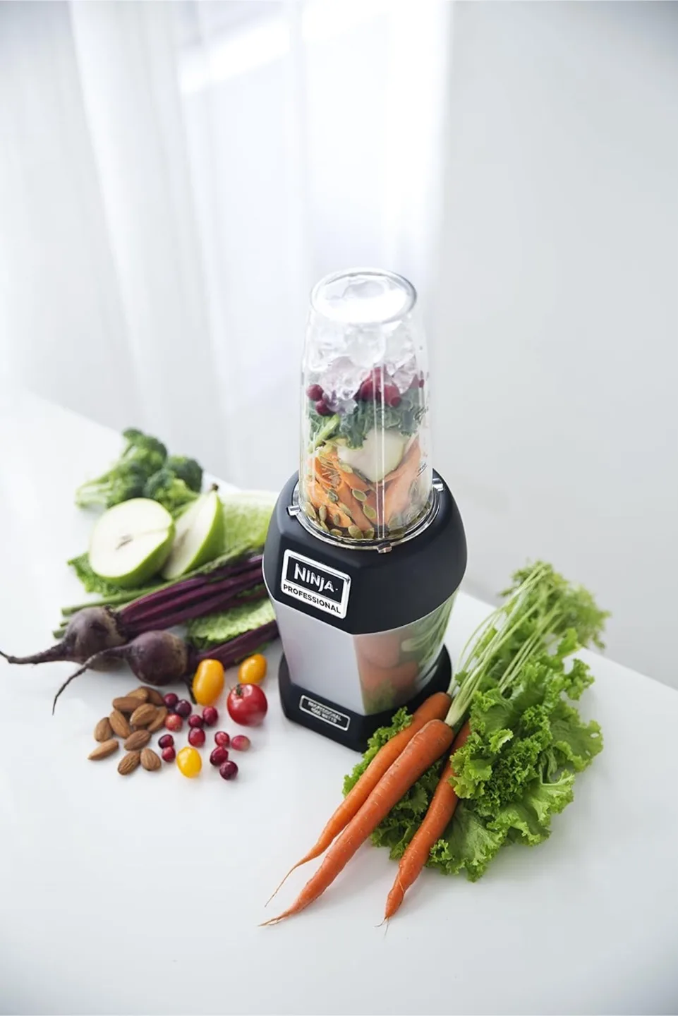 Brand New Ninja Nutri Pro Compact Personal Blender. Silver/Black image indicator(3)