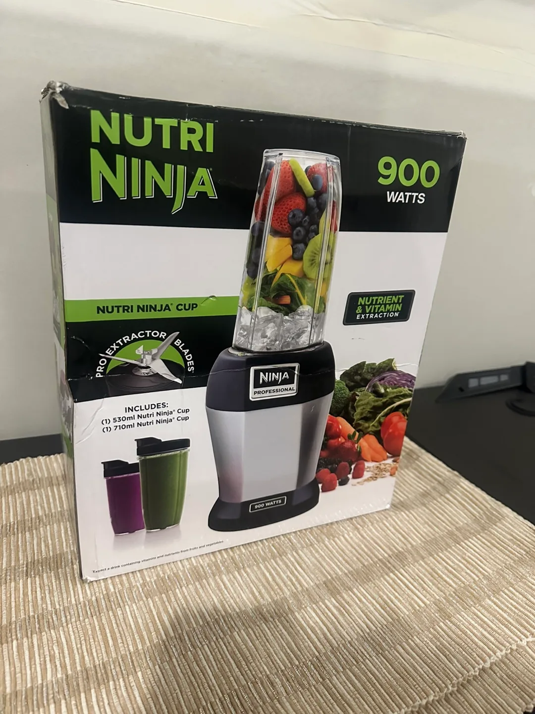 Brand New Ninja Nutri Pro Compact Personal Blender. Silver/Black image indicator(5)