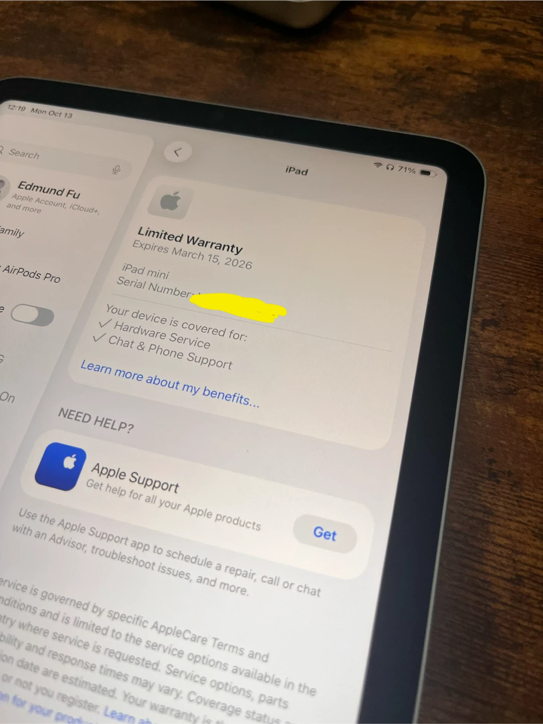 Apple iPad mini 7 A17 Pro 128GB with Smart Folio- Like New! - photo 3