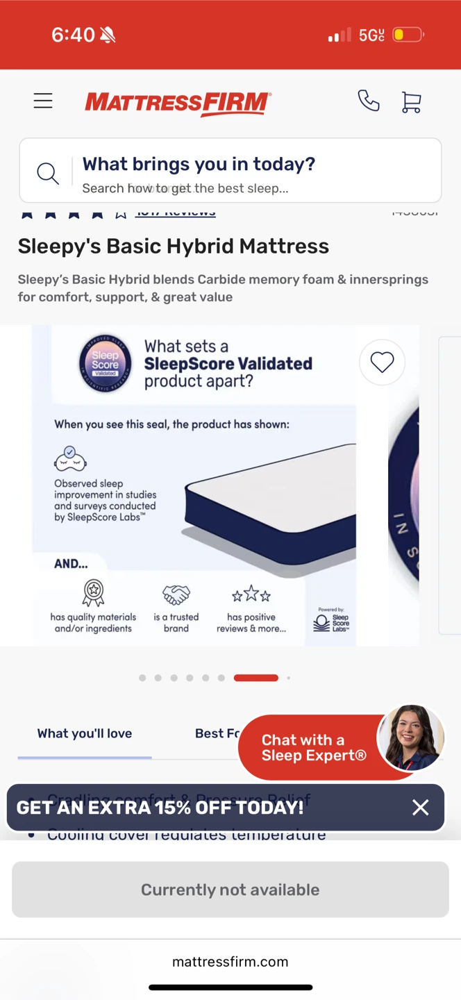 Sleepy's Hybrid Mattress & Frame- Queen! - photo 5