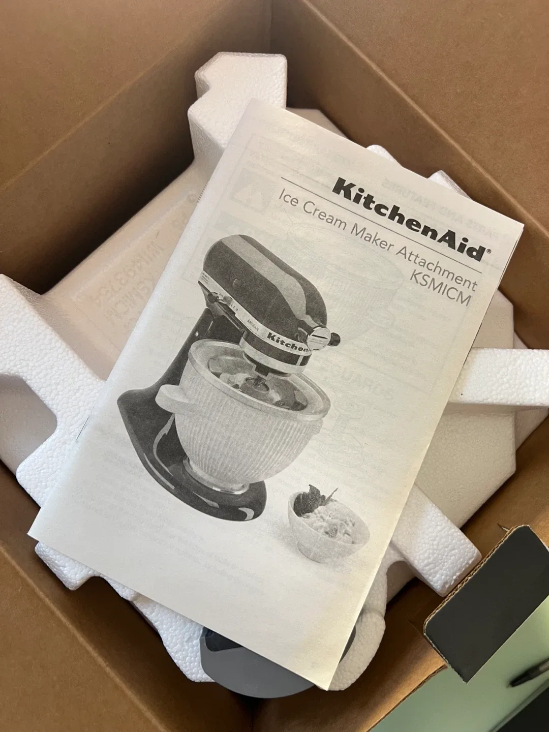 KitchenAid Ice Cream Maker Attachment KSMICM - NEW image indicator(2)