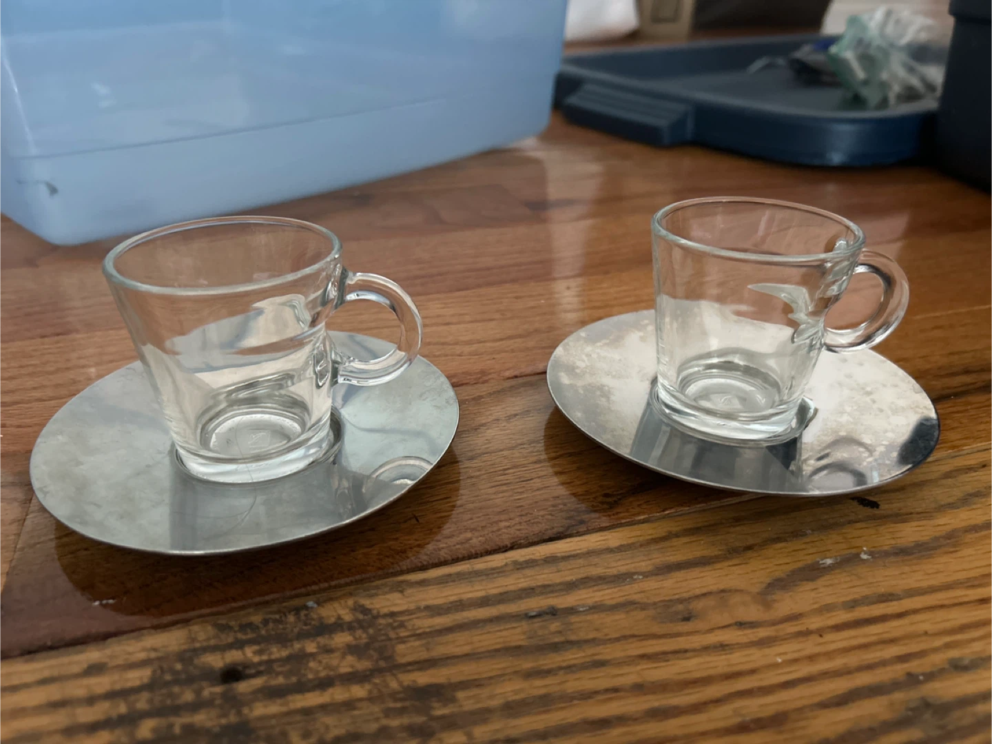 Espresso Cups and Saucers - Set of 2