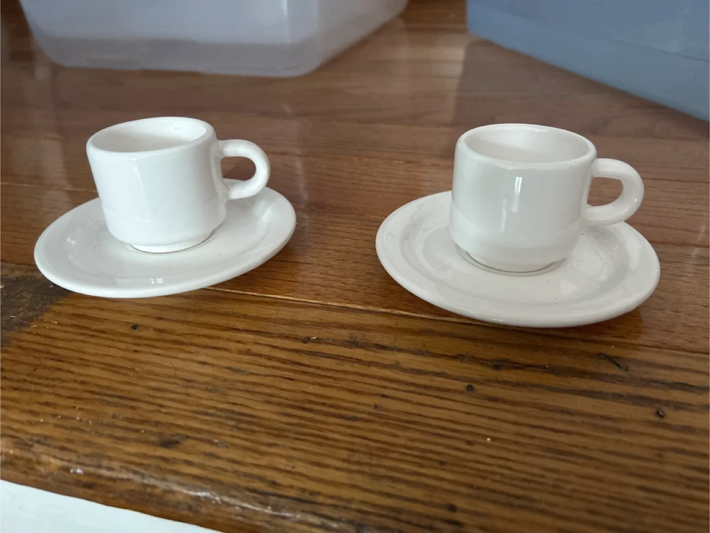 Espresso Cups & Saucers - Set of 2