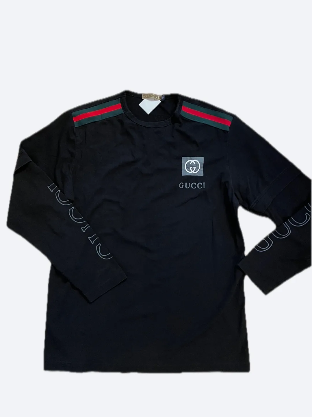 Gucci Black Long Sleeve Shirt M/L thumbnail