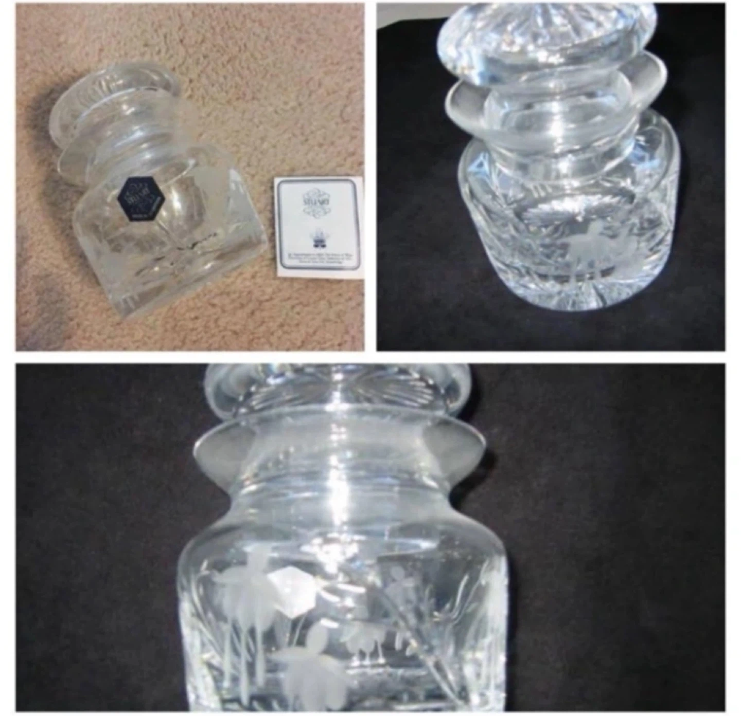 BRAND NEW Stuart Crystal Jar with Lid - photo 2