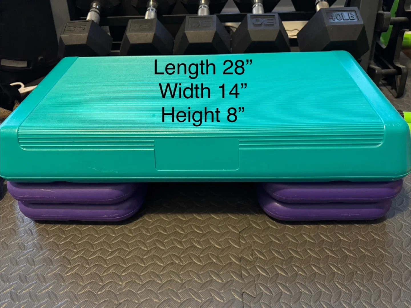 Aerobic Stepper Exercise Platform with Risers thumbnail