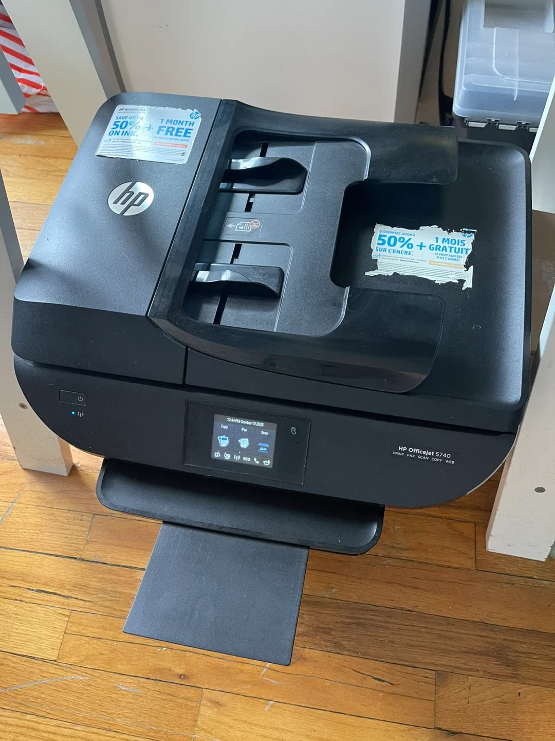 HP Officejet 5740 Printer - Print, Fax, Scan, Copy, Web image indicator(3)