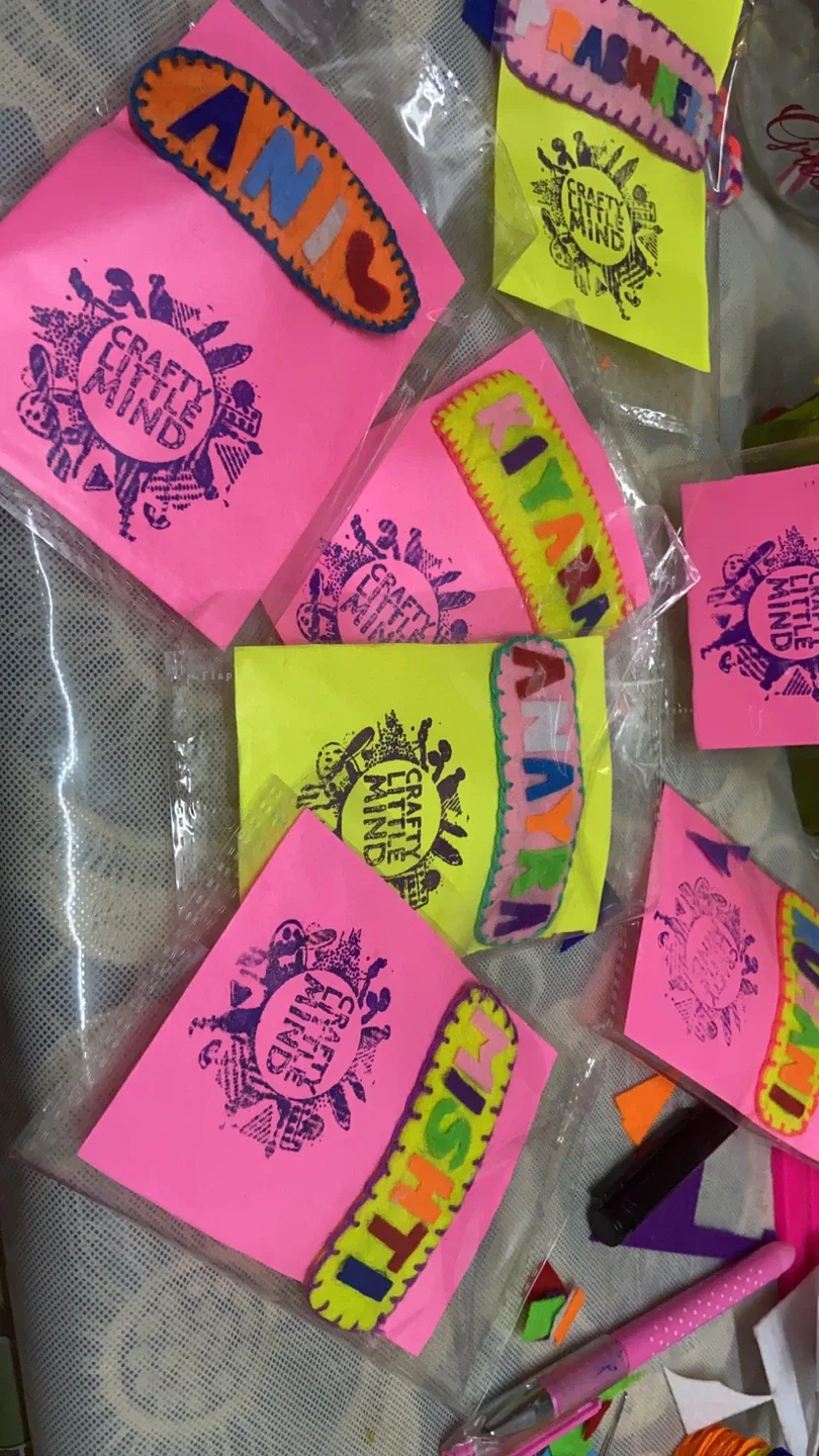 Crafty Little Mind Felt Name hairclips image indicator(3)