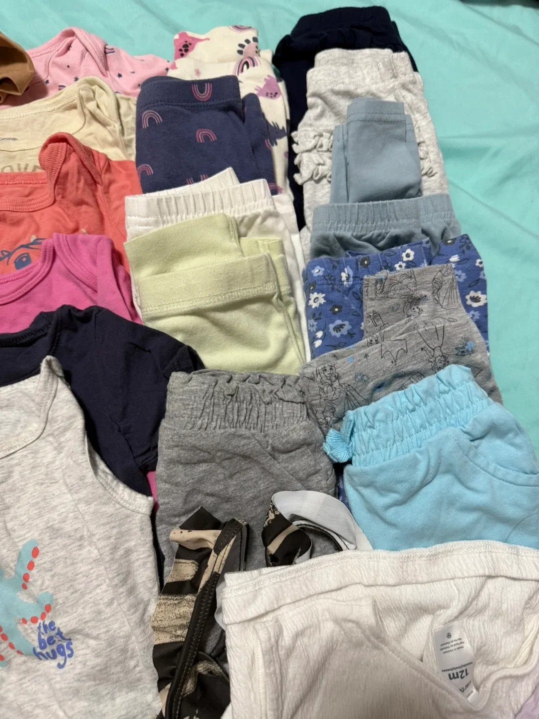 32 Pieces Mixed Baby Clothes Bundle - Carters, George, 6m-18m image indicator(7)