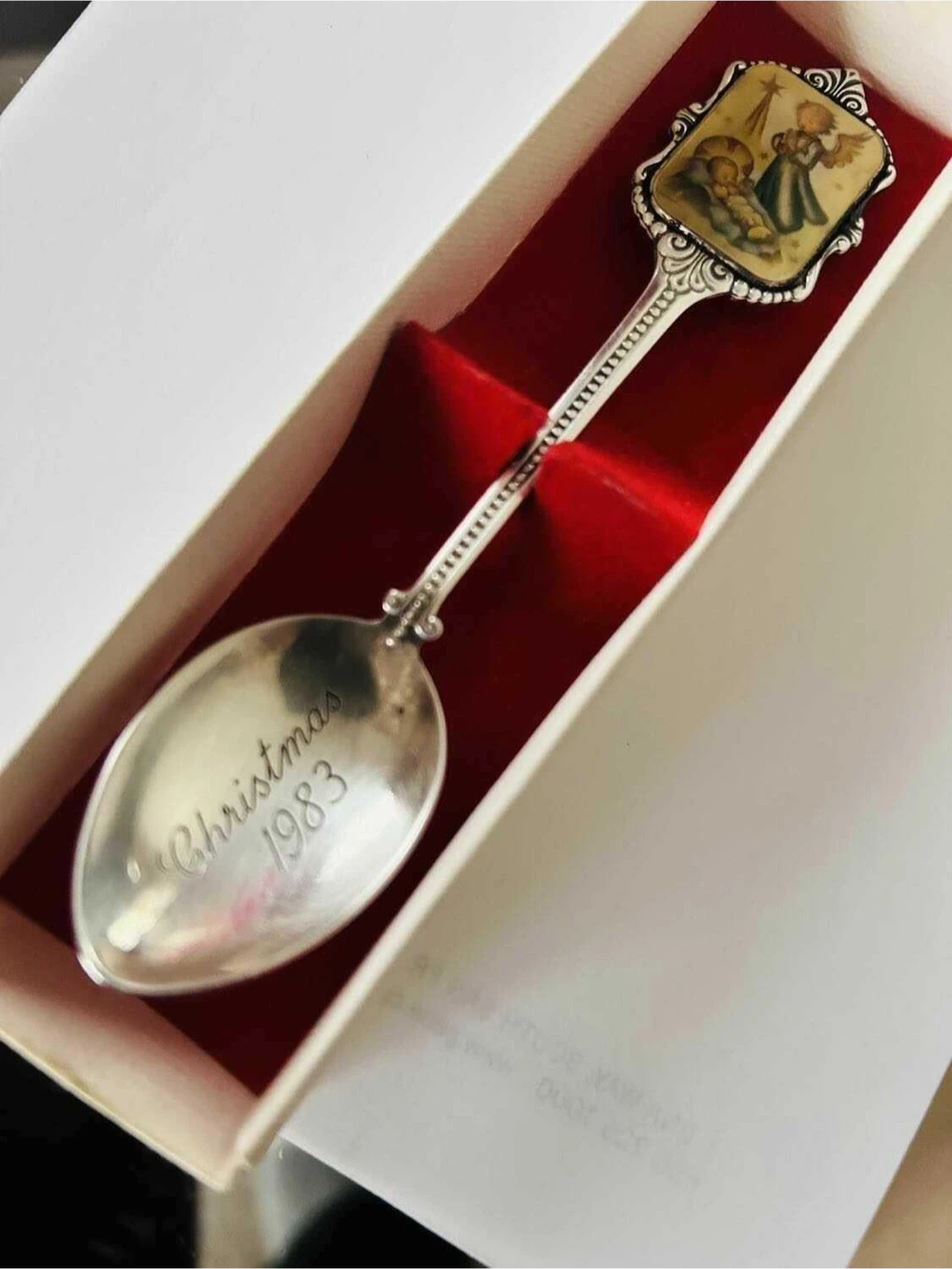 Hummel Limited Edition Christmas 1983 Silver tea Spoon