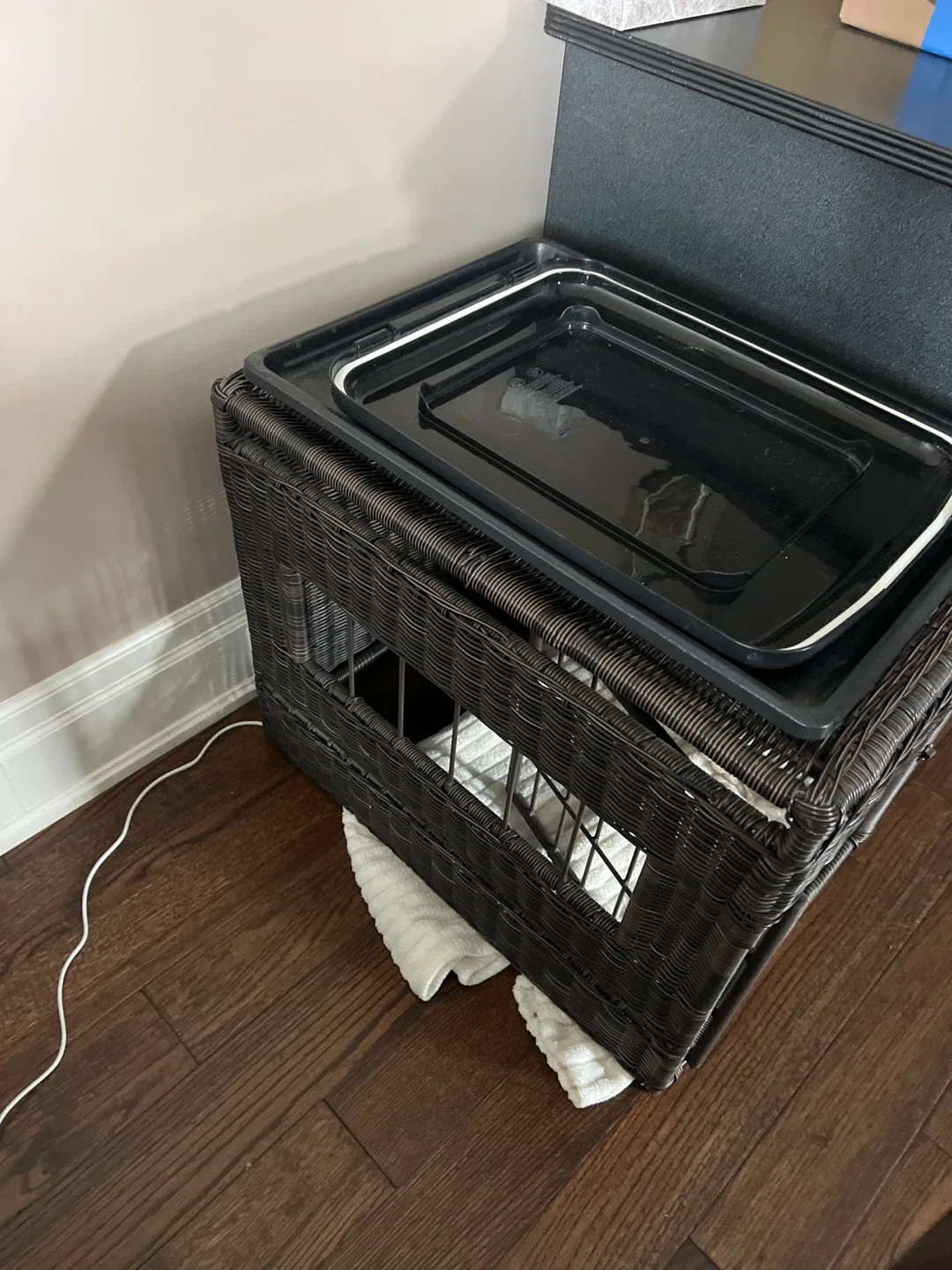 Wicker Pet Crate image indicator(2)