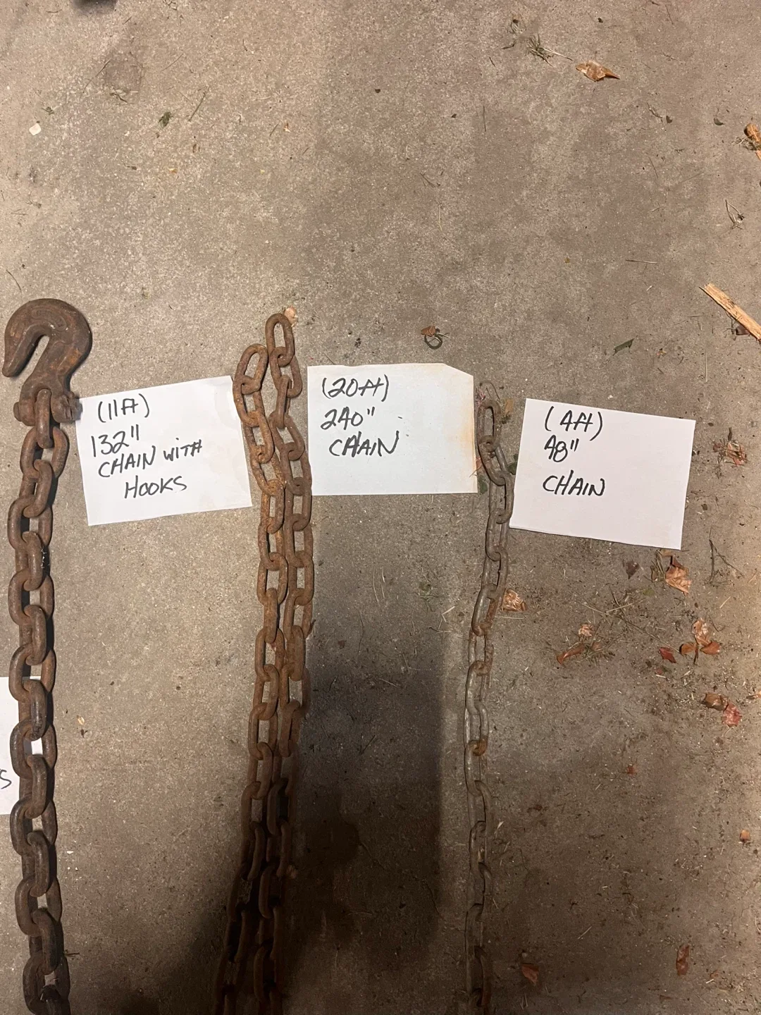Tow Chains plus additional Chains. 6 chains one price image indicator(5)