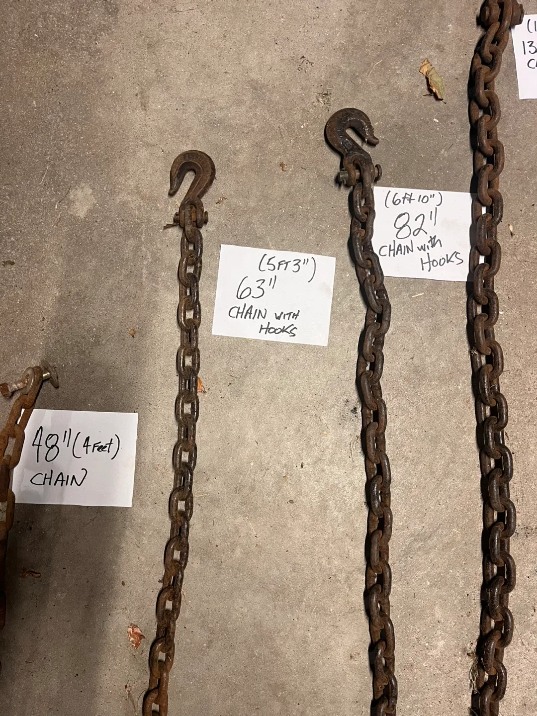 Tow Chains plus additional Chains. 6 chains one price image indicator(4)