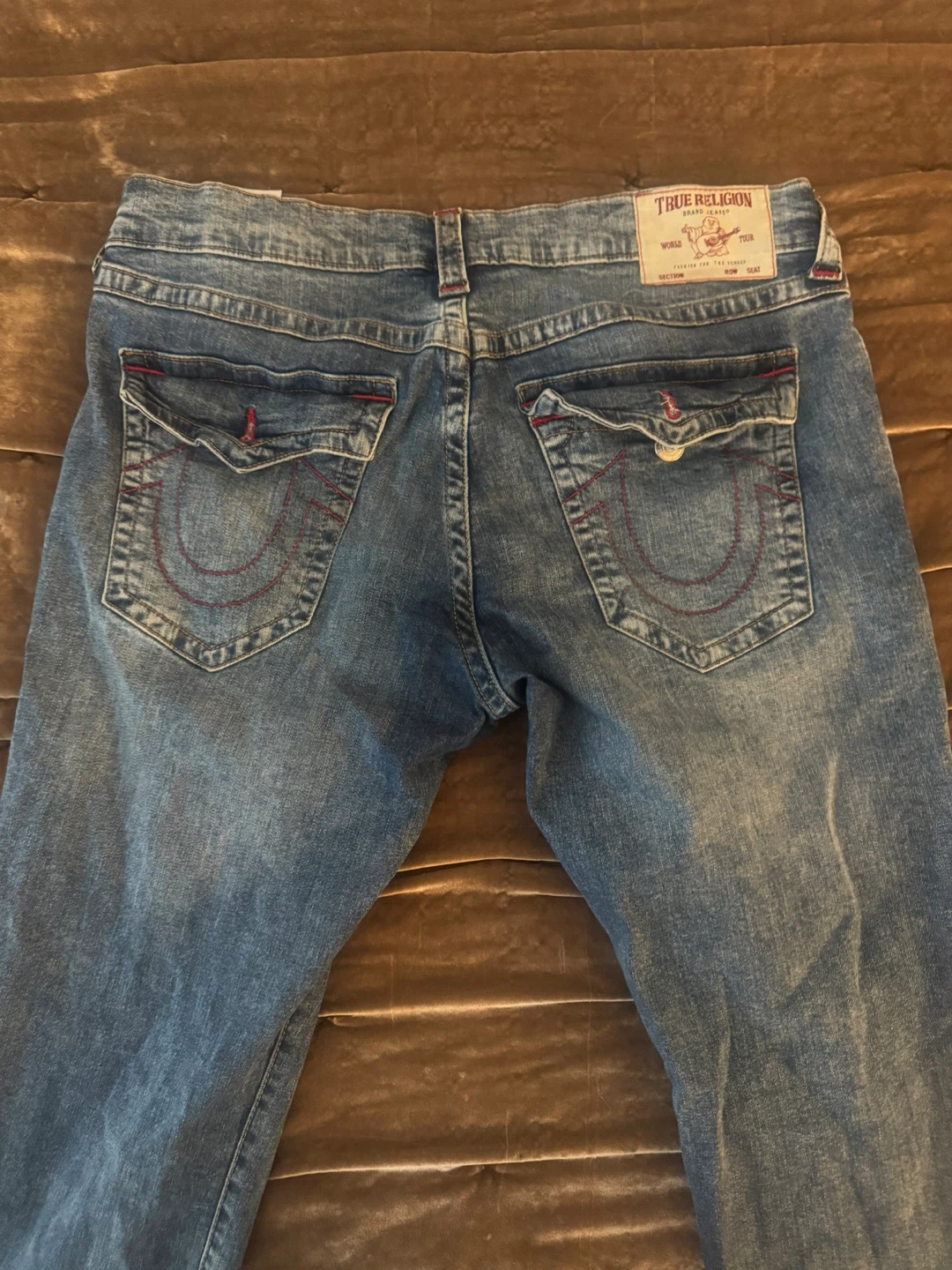 True Religion Ricky Relaxed Straight Jeans - Size 36 - photo 5