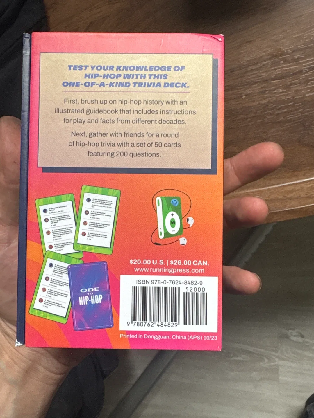 Ode to Hip-Hop Trivia Deck & Guidebook image indicator(3)