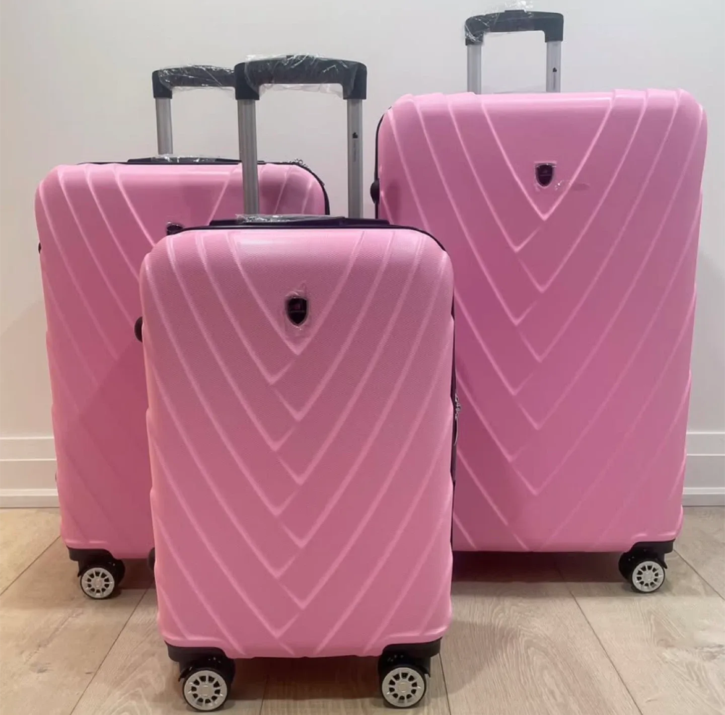 Pink Luggage Set (20”/24”/28”) - Brand New