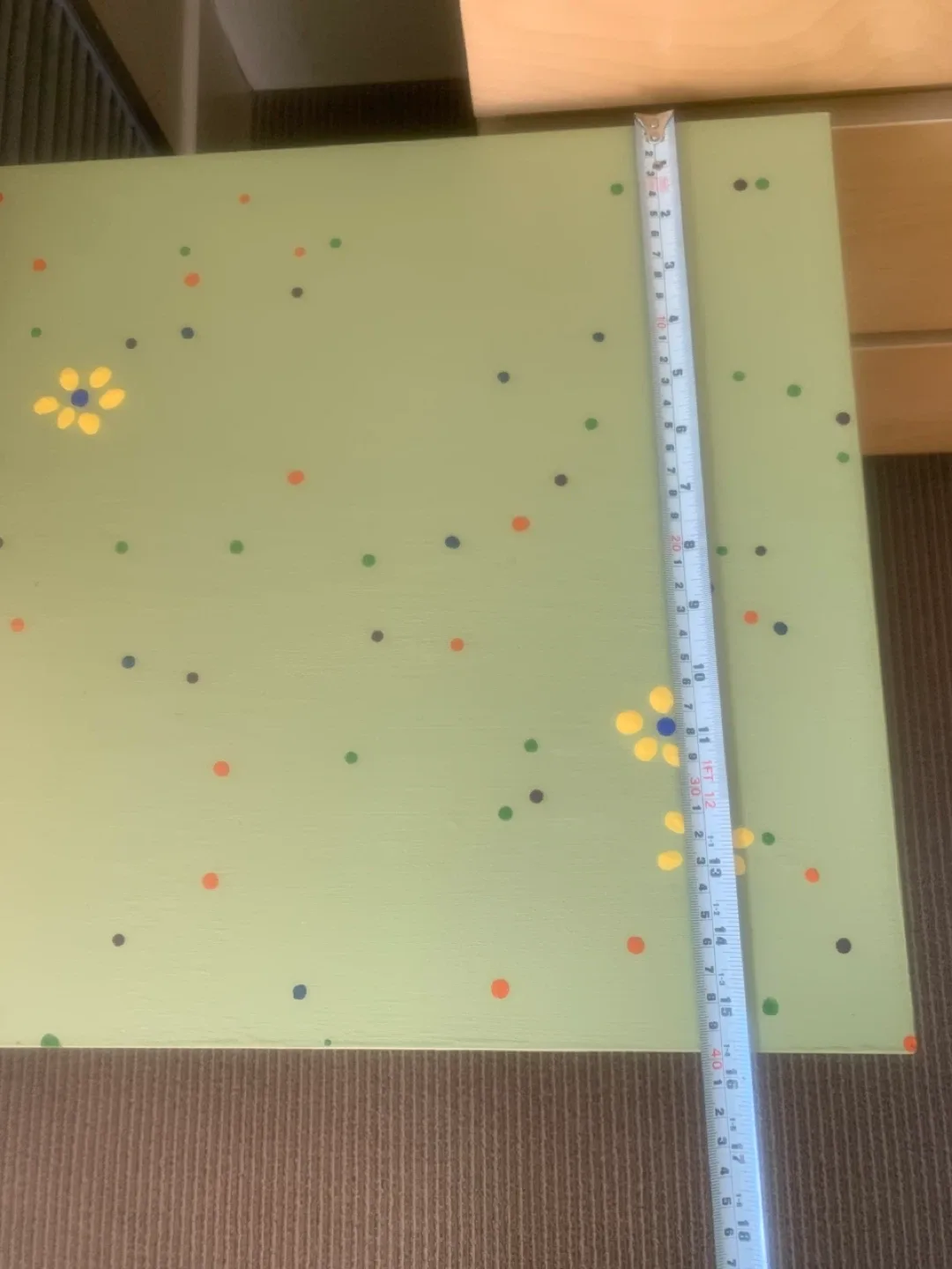 Sage Green Bedside Table with Drawer image indicator(8)