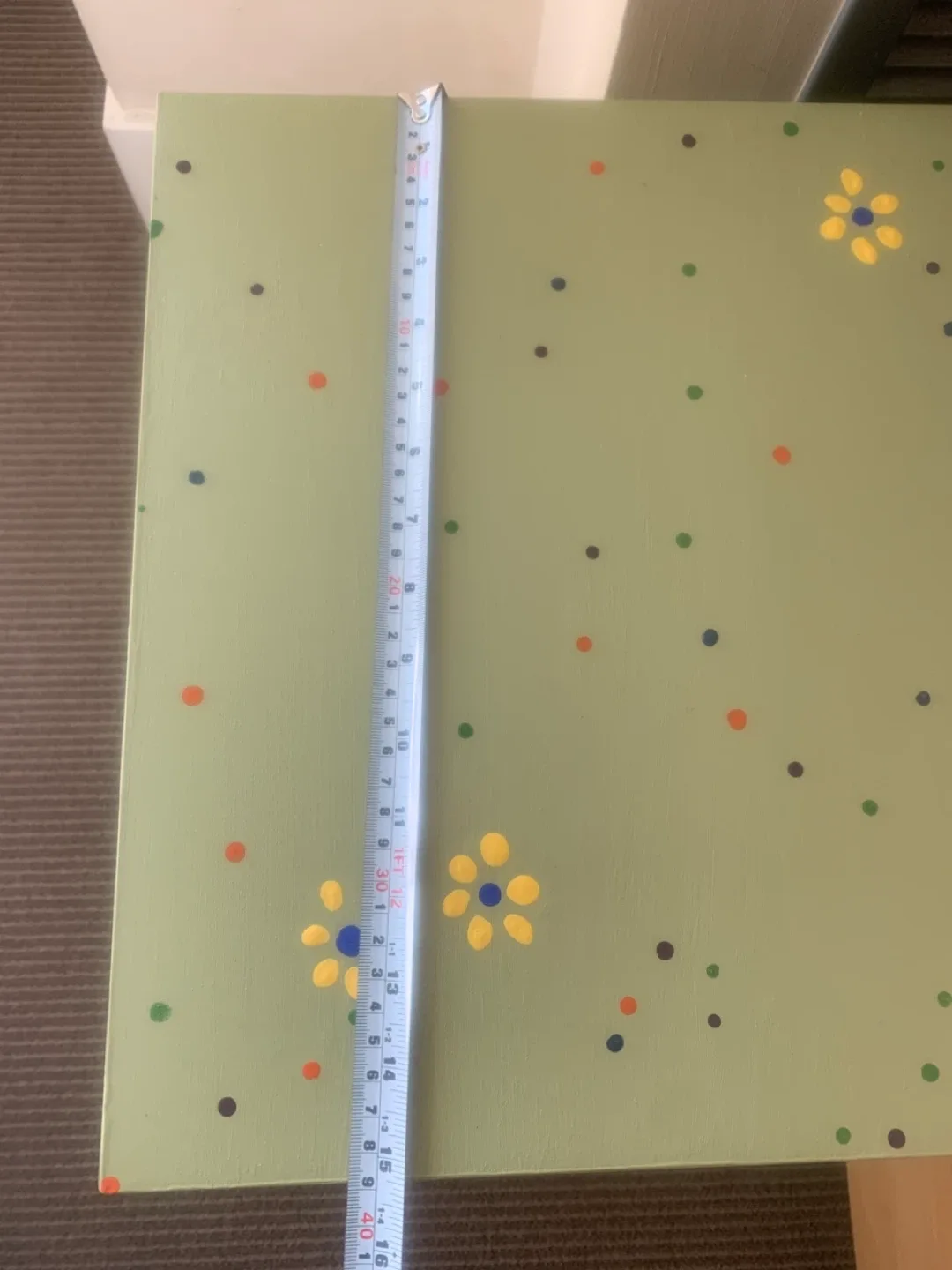 Sage Green Bedside Table with Drawer image indicator(7)