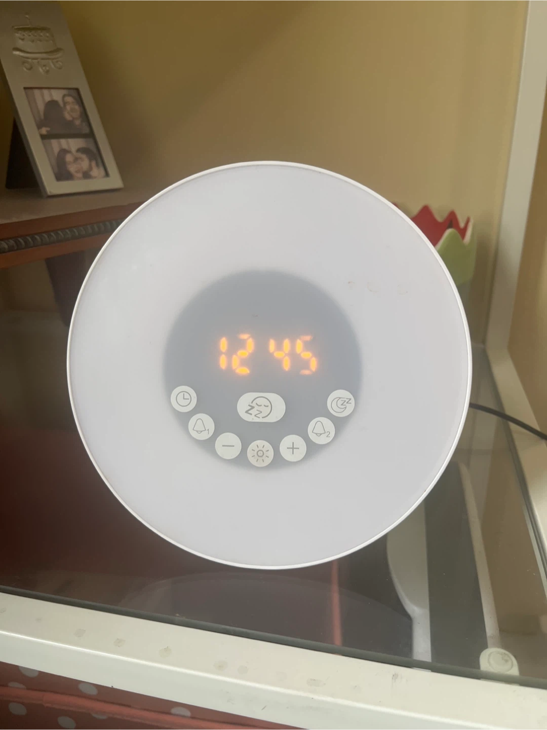 Alarm clock with night lamp