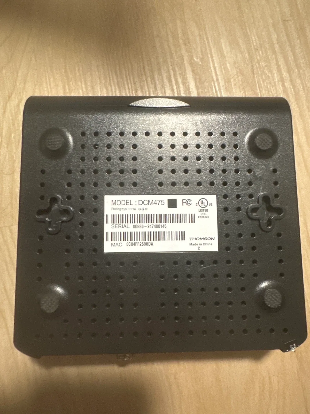 Thomson DCM475 Cable Modem image indicator(3)