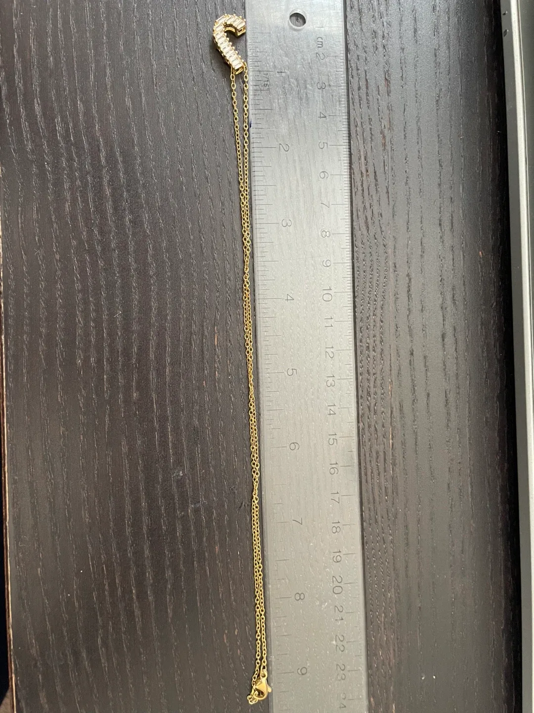 Silver gold plated Initial 'J’ Necklace 18” women’s new image indicator(2)