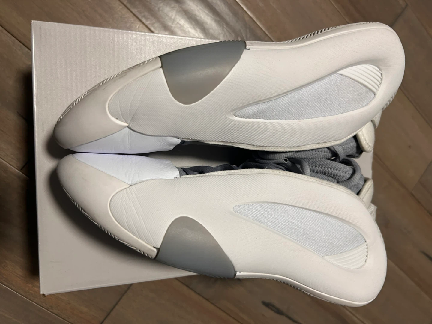 Adidas Vol 8 Basketball Shoes - White/Grey - photo 2