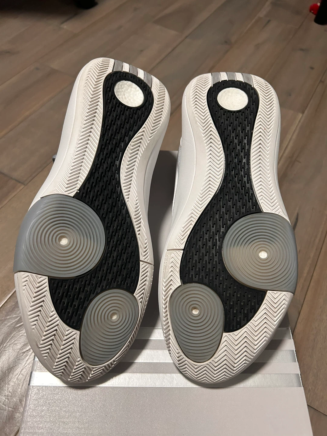 Adidas Vol 8 Basketball Shoes - White/Grey - photo 4