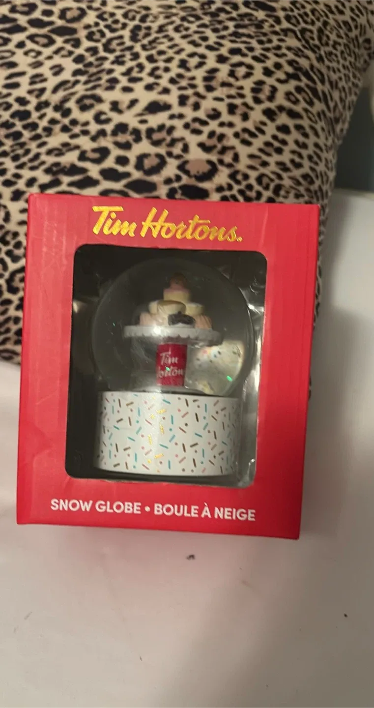 Tim Hortons Snow Globe - Brand New in Box! thumbnail