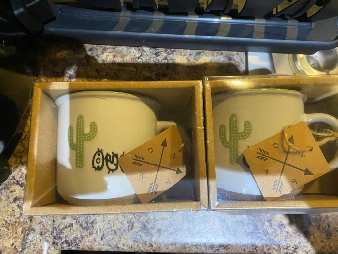 Cactus Mug Set - New in Box
