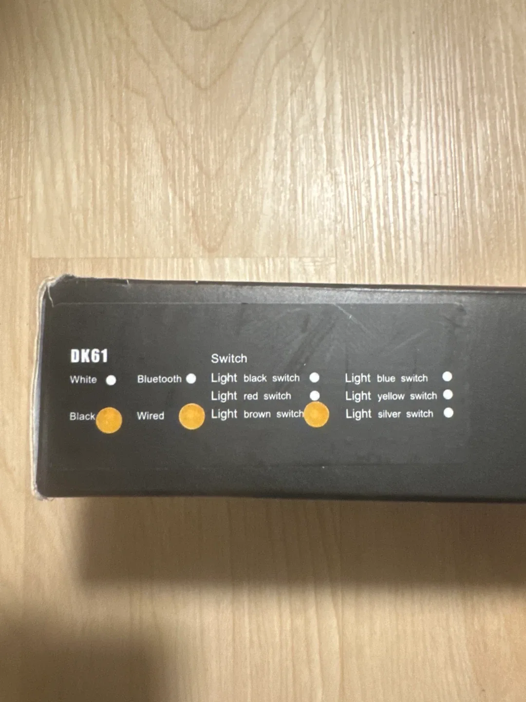 New RK ROYAL KLUDGE DK61 Mechanical Keyboard - Black image indicator(3)