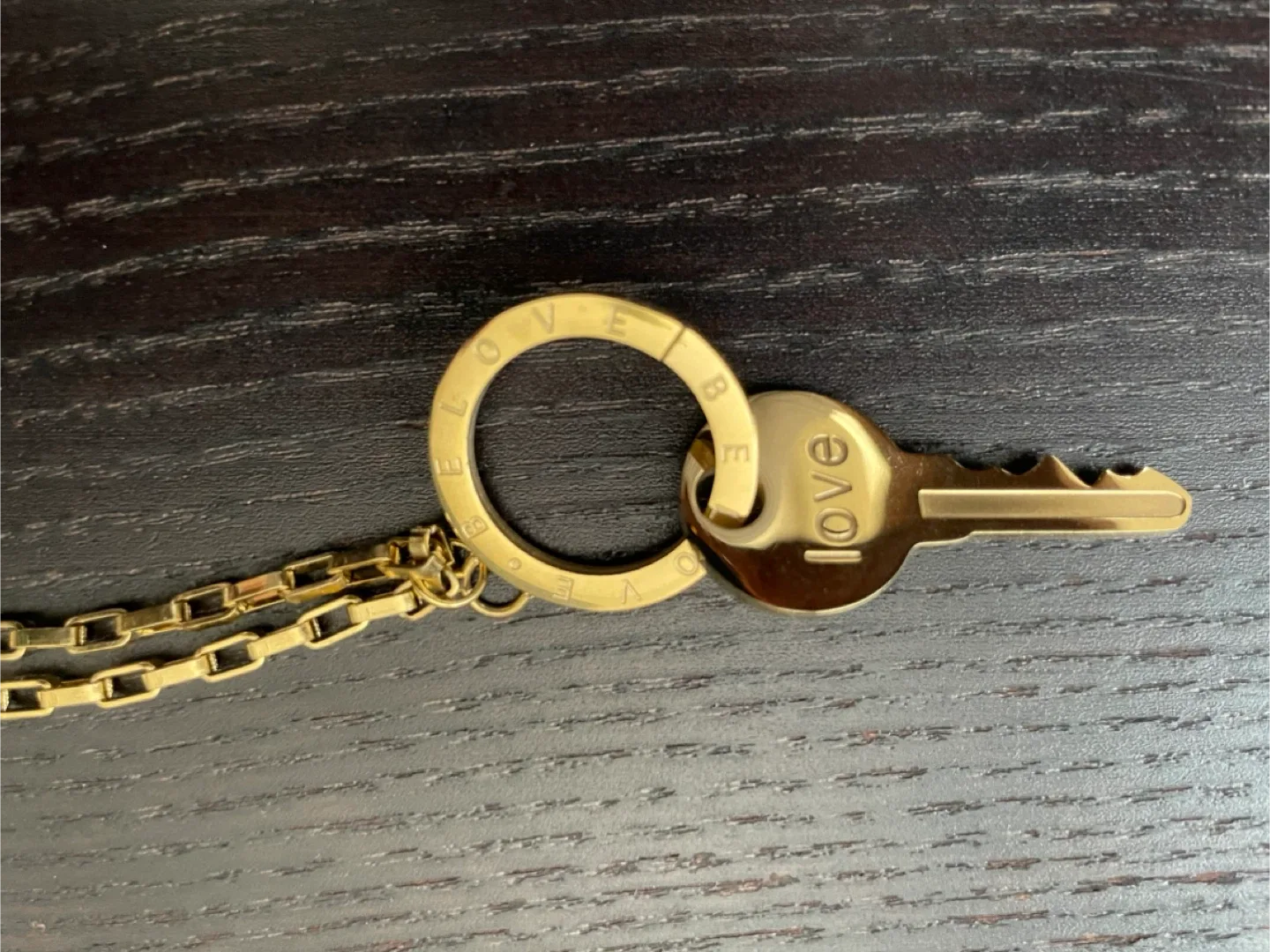 Beloved Key Necklace silver good plated 24” new women image indicator(2)